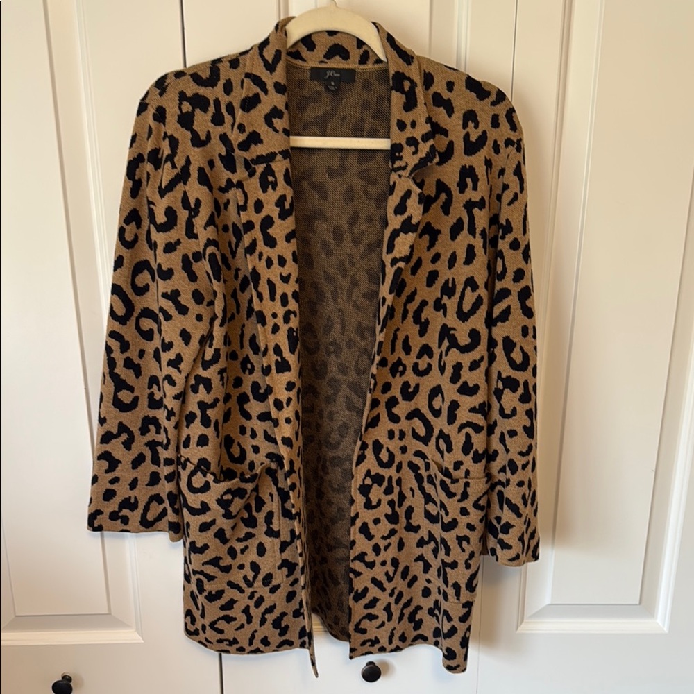 J. Crew Leopard Print Women's Jacket
